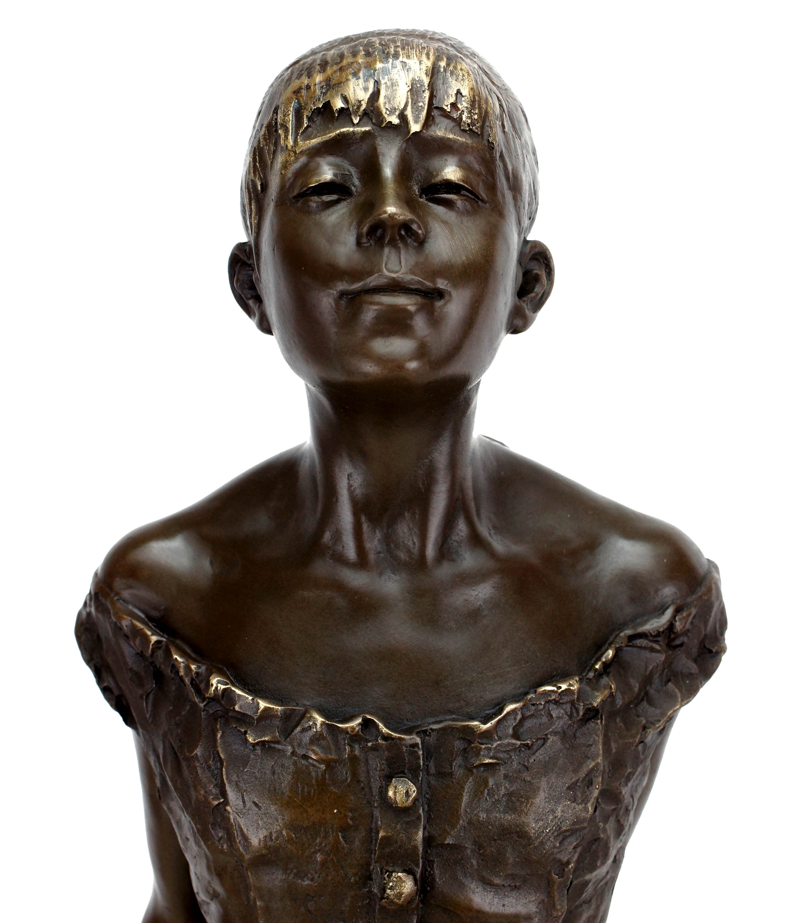 Kleine Vierzehnjahrige Tanzerin Moderne Bronzeskulptur Edgar Degas